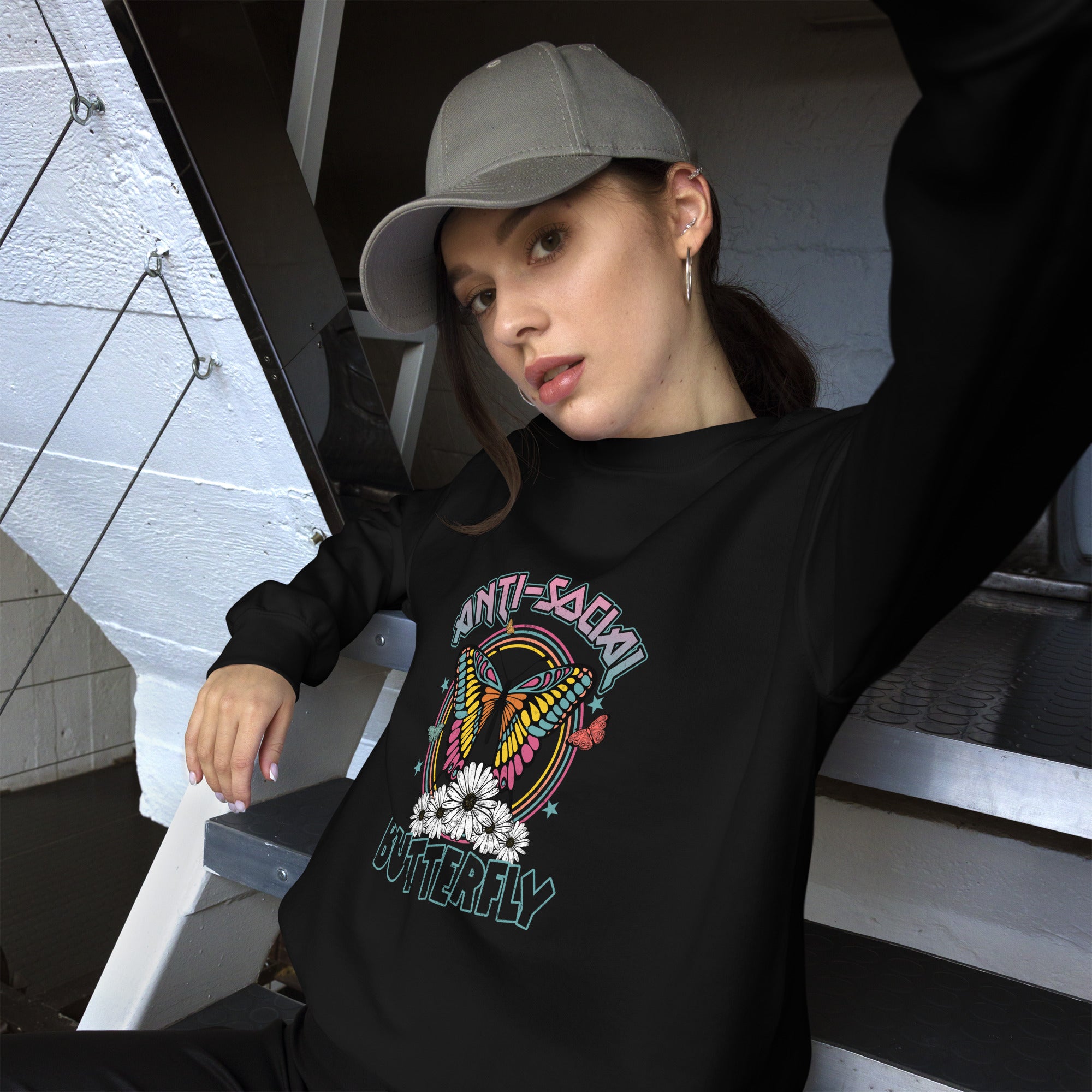 Anti-Social Butterfly Sweatshirt